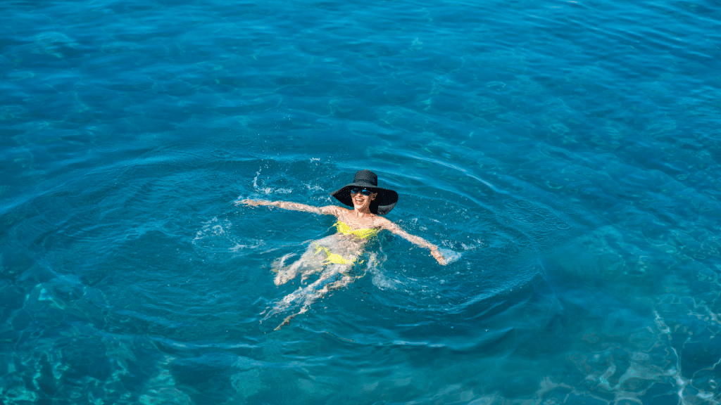 how to relax when swimming